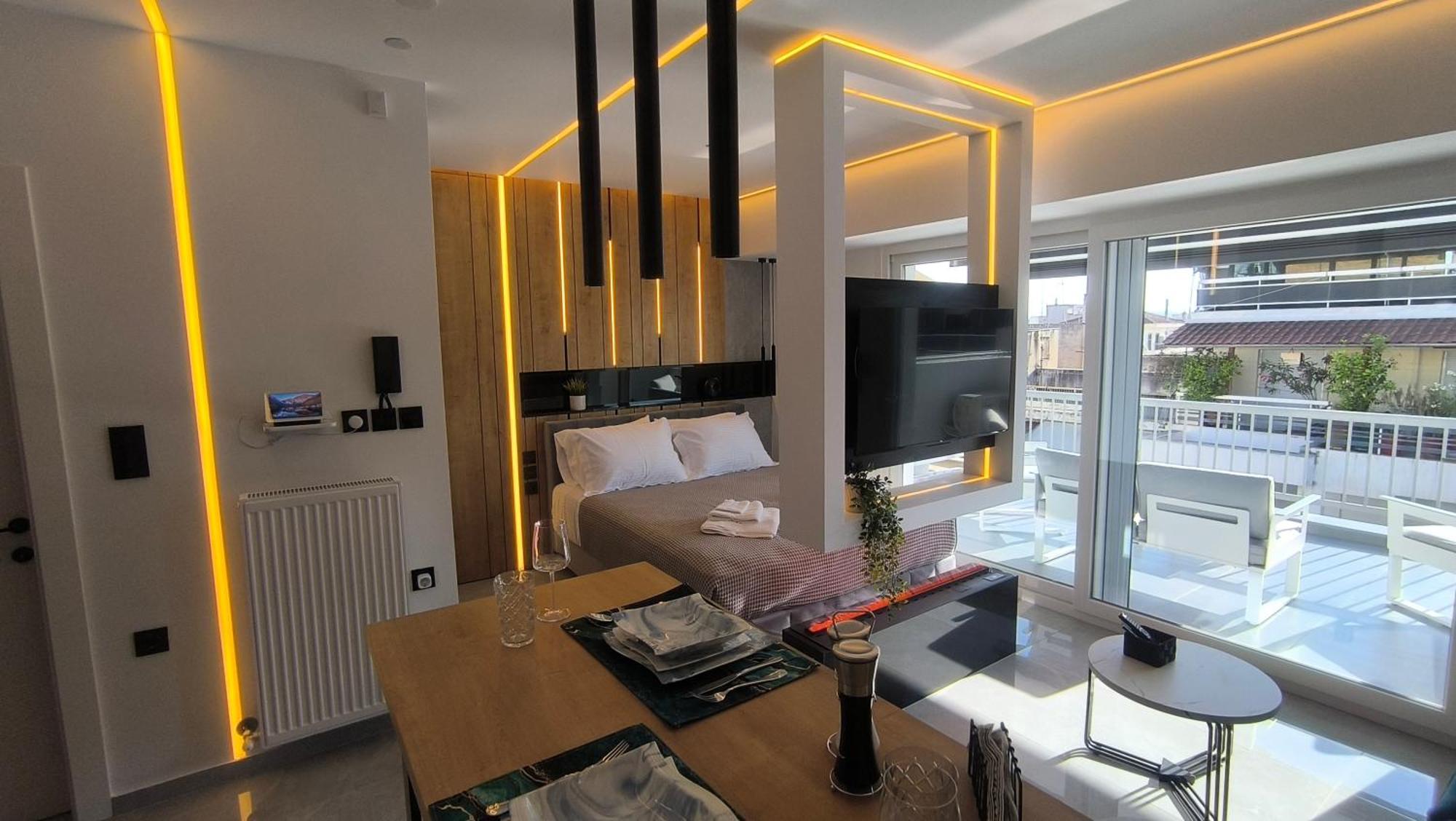 Larisa Absolute Suites, Sky View Smart Home Extérieur photo